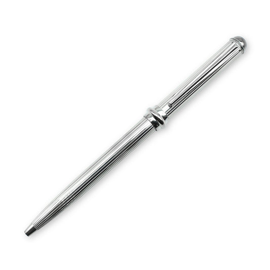 Japanese Sterling Silver 925 Pen Vertical Stripes