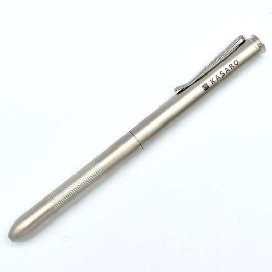 Japanese Stylish Antibacterial Pen KASARO Rotating 2-color Ballpoint Pen